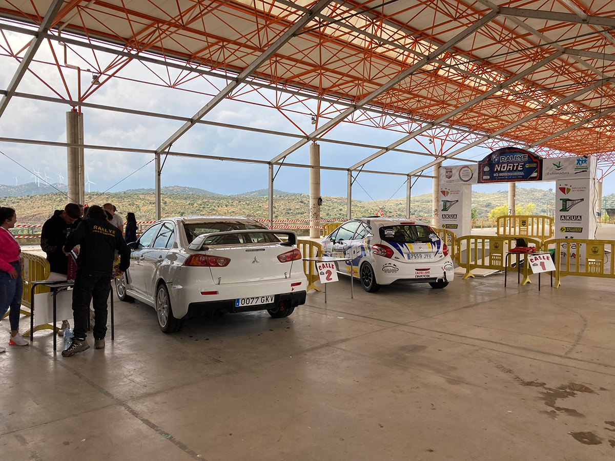 Arrancando el 37 Rallye Norte de Extremadura